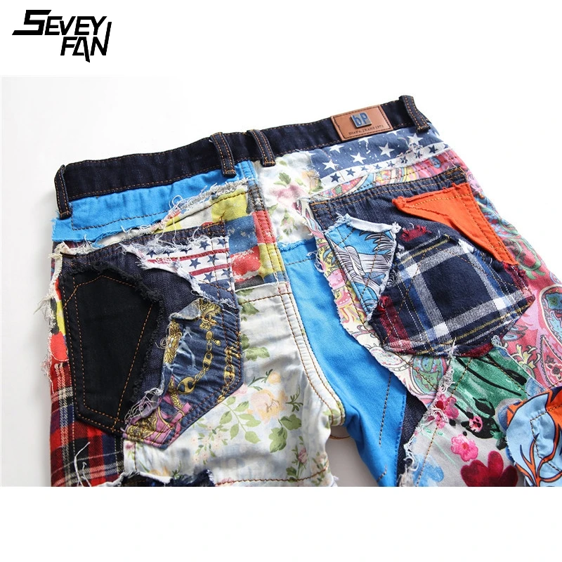 Mens Fashion Color Block Patchwork Jeans Ripped Streetwear Urban Hip Hop Slim Denim Pants Hole Blue Strange Jean Trousers Male
Mens Fashion Color Block Patchwork Jeans Ripped Streetwear Urban Hip Hop Slim Denim Pants Hole Blue Strange Jean Trousers Male