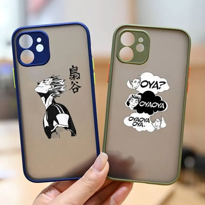 Haikyuu Hinata Anime Phone Case matte transparent Funda For Army Green iPhone 7 8 x xs xr 11 12 pro plus max mini Clear
Haikyuu Hinata Anime Phone Case matte transparent Funda For Army Green iPhone 7 8 x xs xr 11 12 pro plus max mini Clear