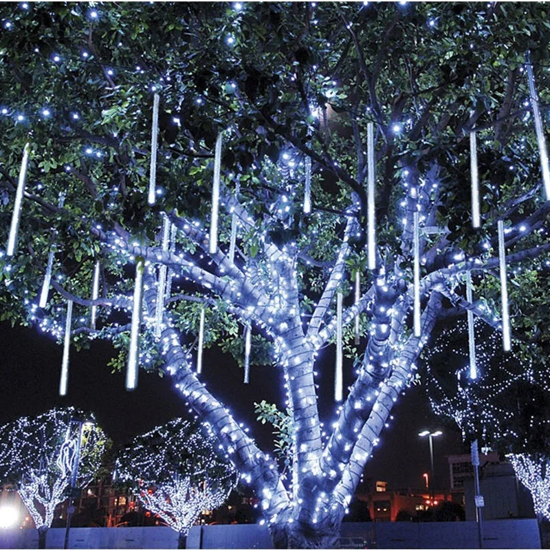 30/50CM 8 Tubes Christmas LED Meteor Shower Garland Festoon Holiday Strip Light Waterproof Fairy Light For Street Decoration
30/50CM 8 Tubes Christmas LED Meteor Shower Garland Festoon Holiday Strip Light Waterproof Fairy Light For Street Decoration