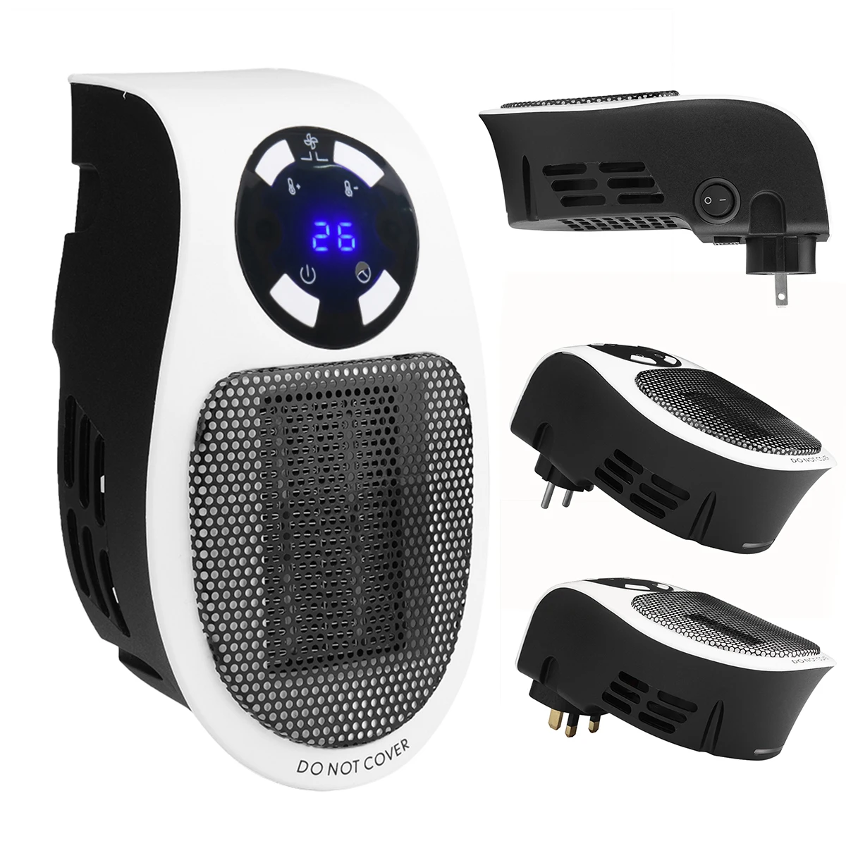 500W Portable Wall Mount Electric Heater Fan Mini Handy Timing Air Warmer - US PlugElectric Heater
500W Portable Wall Mount Electric Heater Fan Mini Handy Timing Air Warmer - US PlugElectric Heater