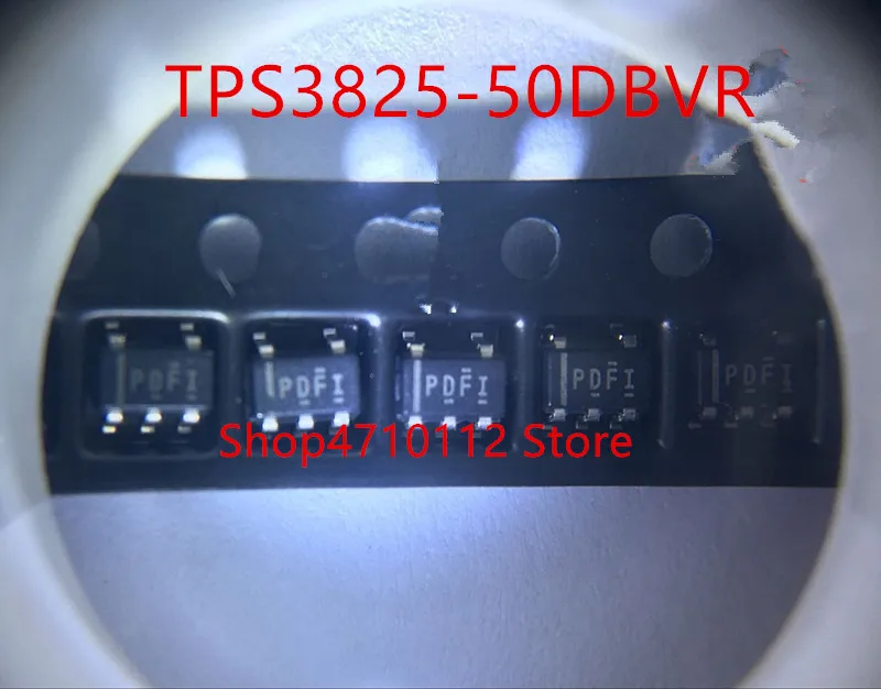 10 шт./лот Новый TPS3825-50DBVR TPS3825-50 TPS3825 маркировка PDFI SOT23-5 | Электроника