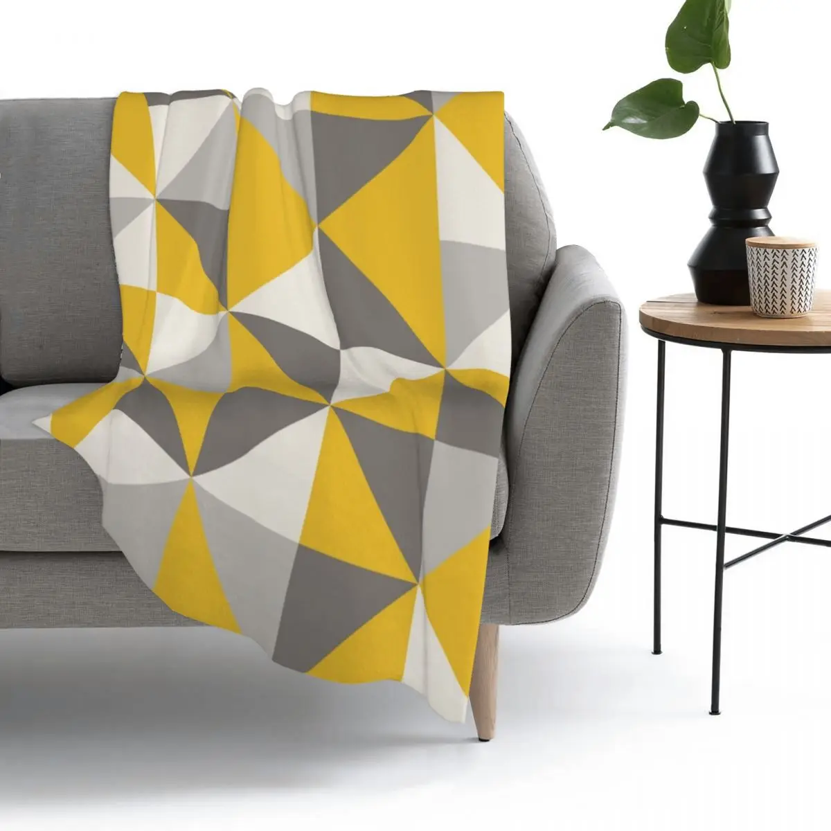 Retro Triangle Design In Yellow And Grey Throw Blanket TV Blankets Sofa blanket flannel Warm bedding On Home travel Adult child
Retro Triangle Design In Yellow And Grey Throw Blanket TV Blankets Sofa blanket flannel Warm bedding On Home travel Adult child