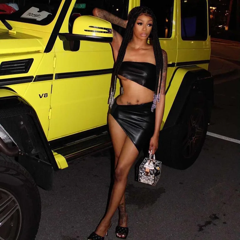 Zoctuo SkirtSetsWomen2PieceOutfits Sleeveless Solid Bandage 2 Pieces Set Autumn Winter Women Sexy Party Club Tracksuit 2021
Zoctuo SkirtSetsWomen2PieceOutfits Sleeveless Solid Bandage 2 Pieces Set Autumn Winter Women Sexy Party Club Tracksuit 2021