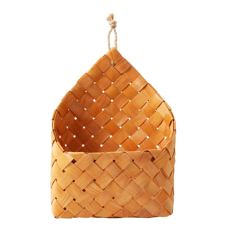Flowerpot Wall Decoration Storage Basket Natural Cedar Sheet Woven Wall Hanging Basket Garden Decors
Flowerpot Wall Decoration Storage Basket Natural Cedar Sheet Woven Wall Hanging Basket Garden Decors