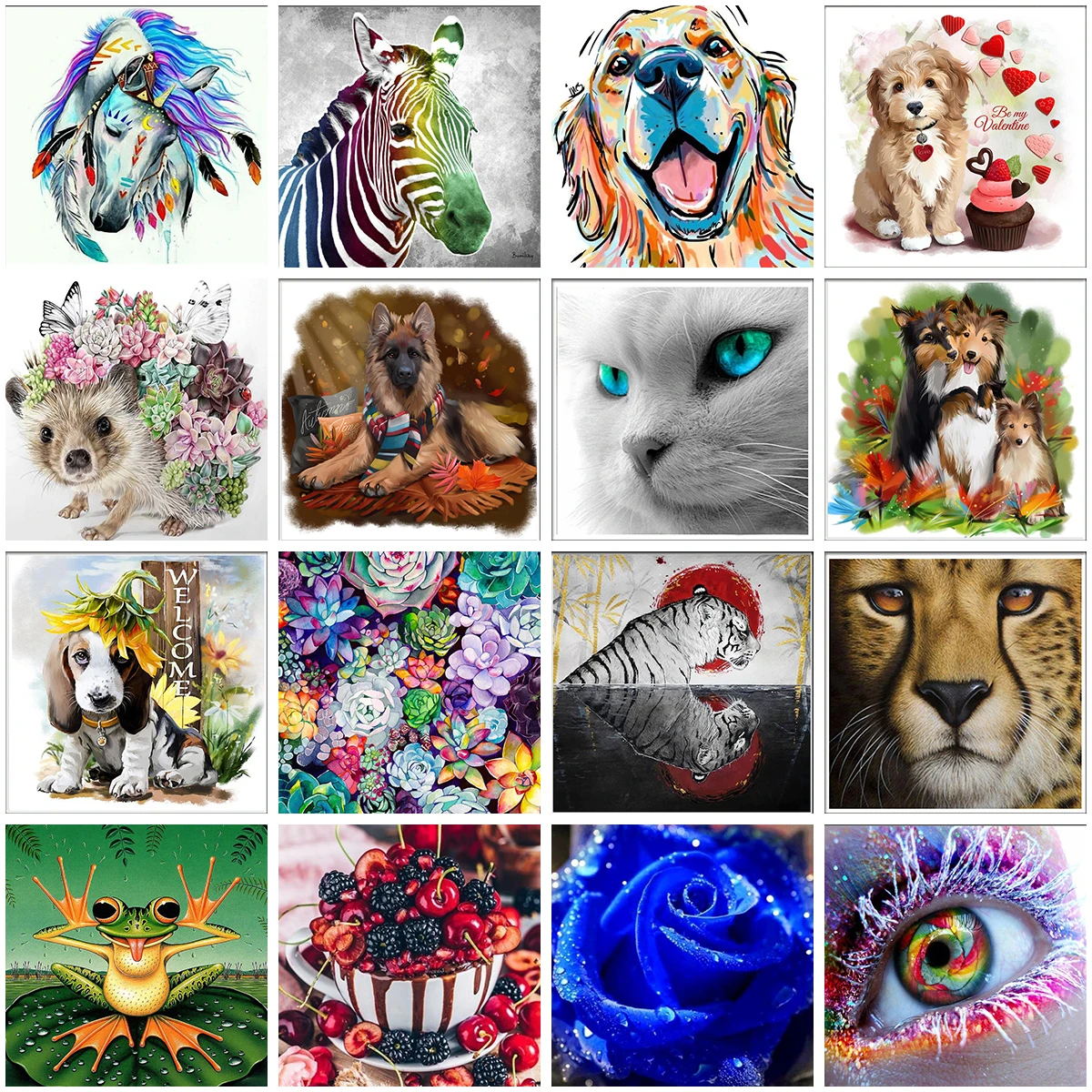 5D DIY Diamond Painting Flower Rose Cross Stitch Mosaic Animal Landscape Picture Diamond Embroidery Christmas Decoration Gift
5D DIY Diamond Painting Flower Rose Cross Stitch Mosaic Animal Landscape Picture Diamond Embroidery Christmas Decoration Gift