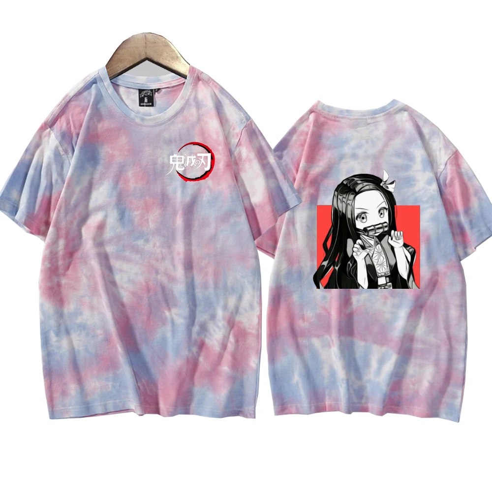 Demon Slayer Nezuko Harajuku Short Sleeve Tie Dye Hot Anime T-shirt 
Demon Slayer Nezuko Harajuku Short Sleeve Tie Dye Hot Anime T-shirt
