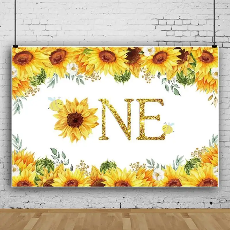 Maya The Bee Photography Background Yellow Sunflowers Baby Bee Day Newborn Birthday Party Backdrops For Photo Studio Vinyl
Maya The Bee Photography Background Yellow Sunflowers Baby Bee Day Newborn Birthday Party Backdrops For Photo Studio Vinyl