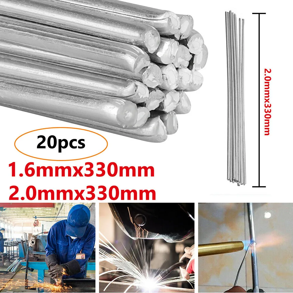 1.6/2mm Aluminium Welding Rods 10/20Pcs Aluminum Durafix Soldering Great Rod Solder for Soldering Aluminum Weld Bars Easy Melt
1.6/2mm Aluminium Welding Rods 10/20Pcs Aluminum Durafix Soldering Great Rod Solder for Soldering Aluminum Weld Bars Easy Melt