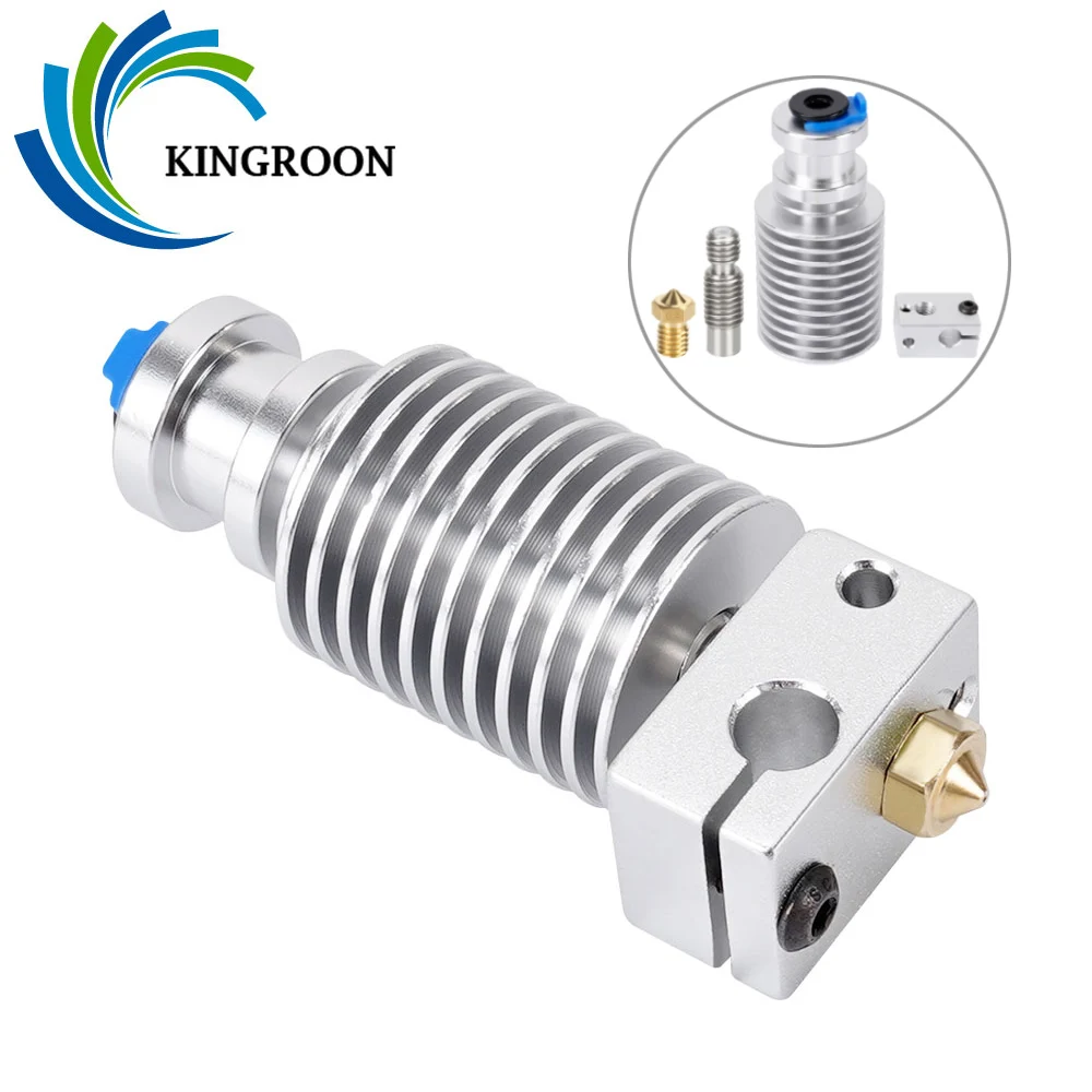 KINGROON 3 шт. V6 радиатор для v6 hotend короткий прямой радиатор с дистанционным управлением 1,75 мм нить для подачи 3D-принтера титановый экструдер
KINGROON 3 шт. V6 радиатор для v6 hotend короткий прямой радиатор с дистанционным управлением 1,75 мм нить для подачи 3D-принтера титановый экструдер