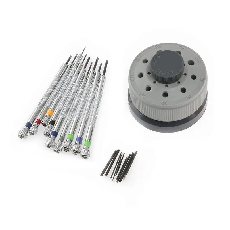 9pcs Different Sizes Precision Flat Blade Slotted Screw Driver Screwdrivers Watchmaker Repair Tools 0.5mm-2.5mm
9pcs Different Sizes Precision Flat Blade Slotted Screw Driver Screwdrivers Watchmaker Repair Tools 0.5mm-2.5mm