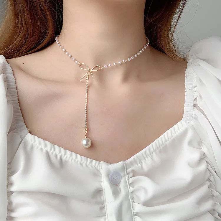 2021 New Fashion Pearl Necklace Female Popular Bohemian Short Necklace Clavicle Chain Necklace Feminine Party Jewelry Gift
2021 New Fashion Pearl Necklace Female Popular Bohemian Short Necklace Clavicle Chain Necklace Feminine Party Jewelry Gift