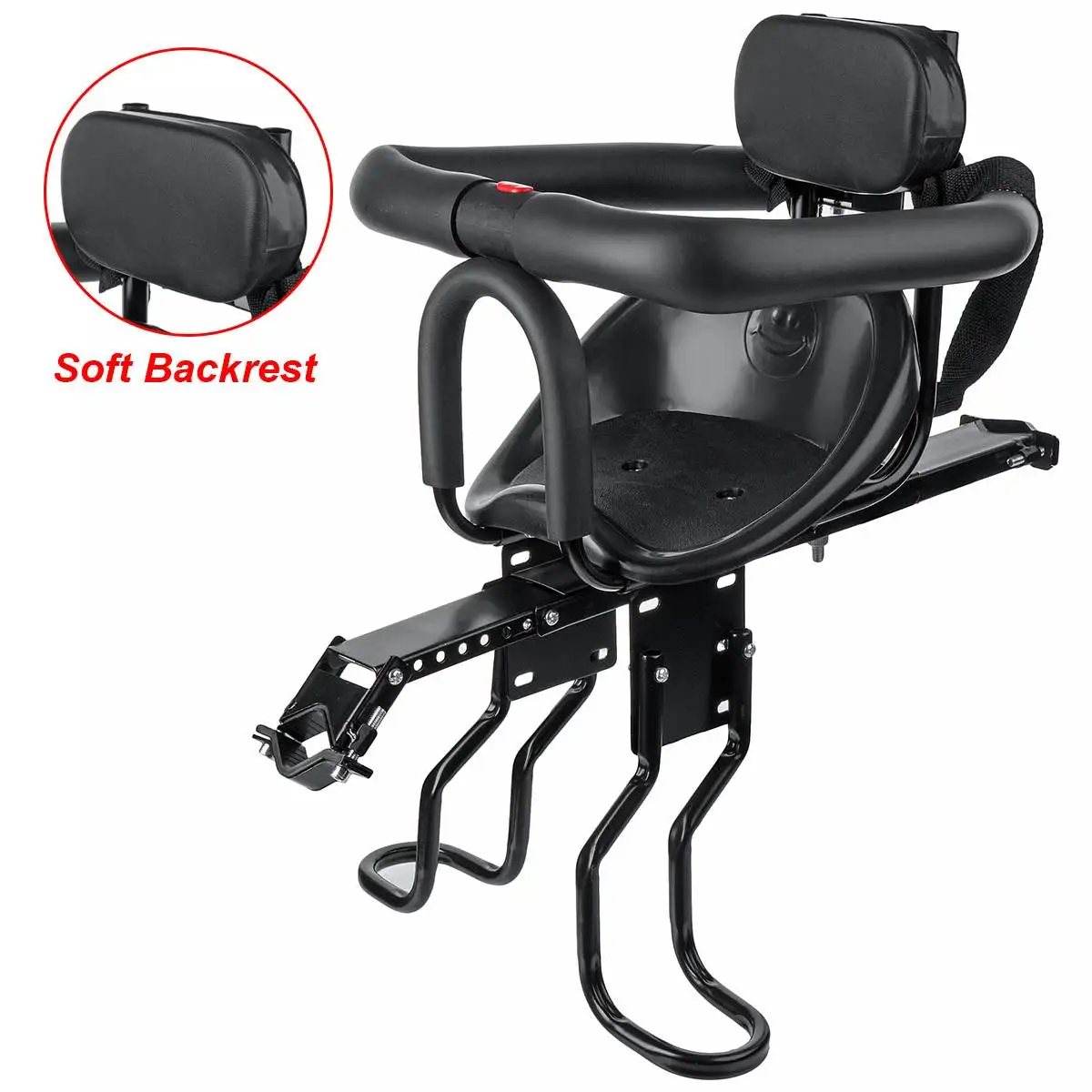 Safety Child Bicycle Seat Bike Front Baby Seat Kids Saddle with Foot Pedals Support Back Rest For MTB Road Bike Bicycle
Safety Child Bicycle Seat Bike Front Baby Seat Kids Saddle with Foot Pedals Support Back Rest For MTB Road Bike Bicycle
