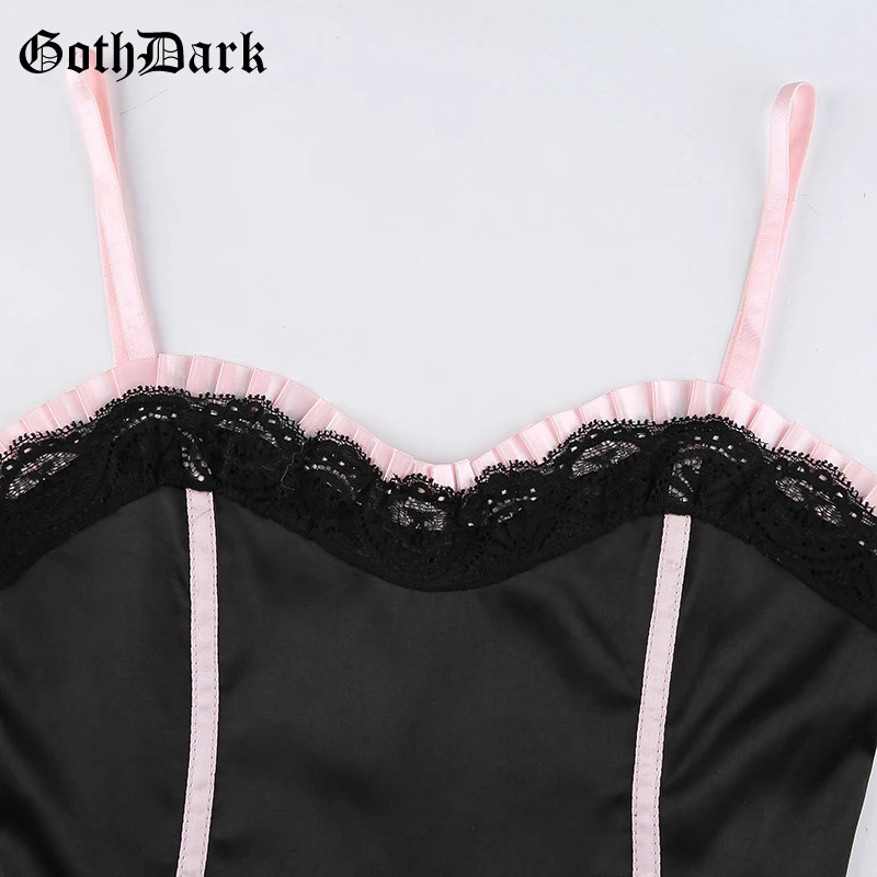 Goth Dark Lace Patchwork Gothic Camis Pastel Goth E-Girl Sweet Bow Front Women Strap Crop Tops Bodycon Sexy Backless Sleeveless
Goth Dark Lace Patchwork Gothic Camis Pastel Goth E-Girl Sweet Bow Front Women Strap Crop Tops Bodycon Sexy Backless Sleeveless