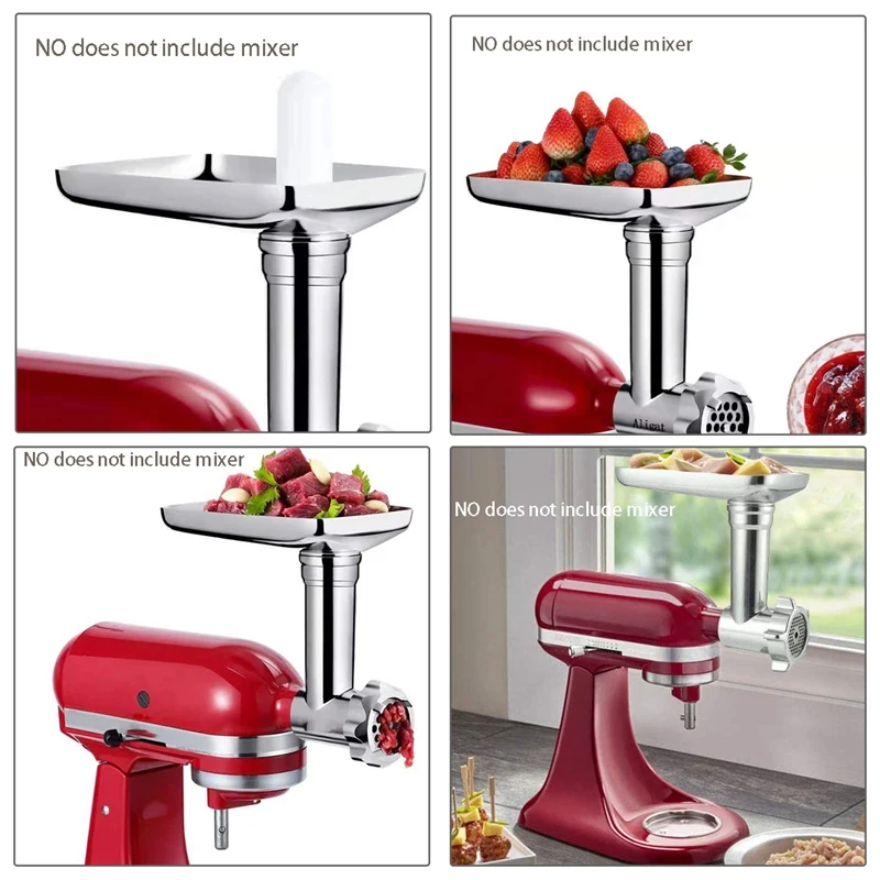 Durable Meat Grinder Metal Stand Mixer,Bench Mixers with Sausage Filling Tube&Food Processor Accessories
Durable Meat Grinder Metal Stand Mixer,Bench Mixers with Sausage Filling Tube&Food Processor Accessories