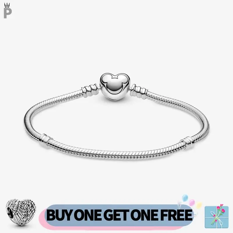 New Fashion 925 Sterling Silver Heart Snake Chains Bracelet Beads Women DIY Charms Original Bangle Jewelry Gril Christmas Gift
New Fashion 925 Sterling Silver Heart Snake Chains Bracelet Beads Women DIY Charms Original Bangle Jewelry Gril Christmas Gift