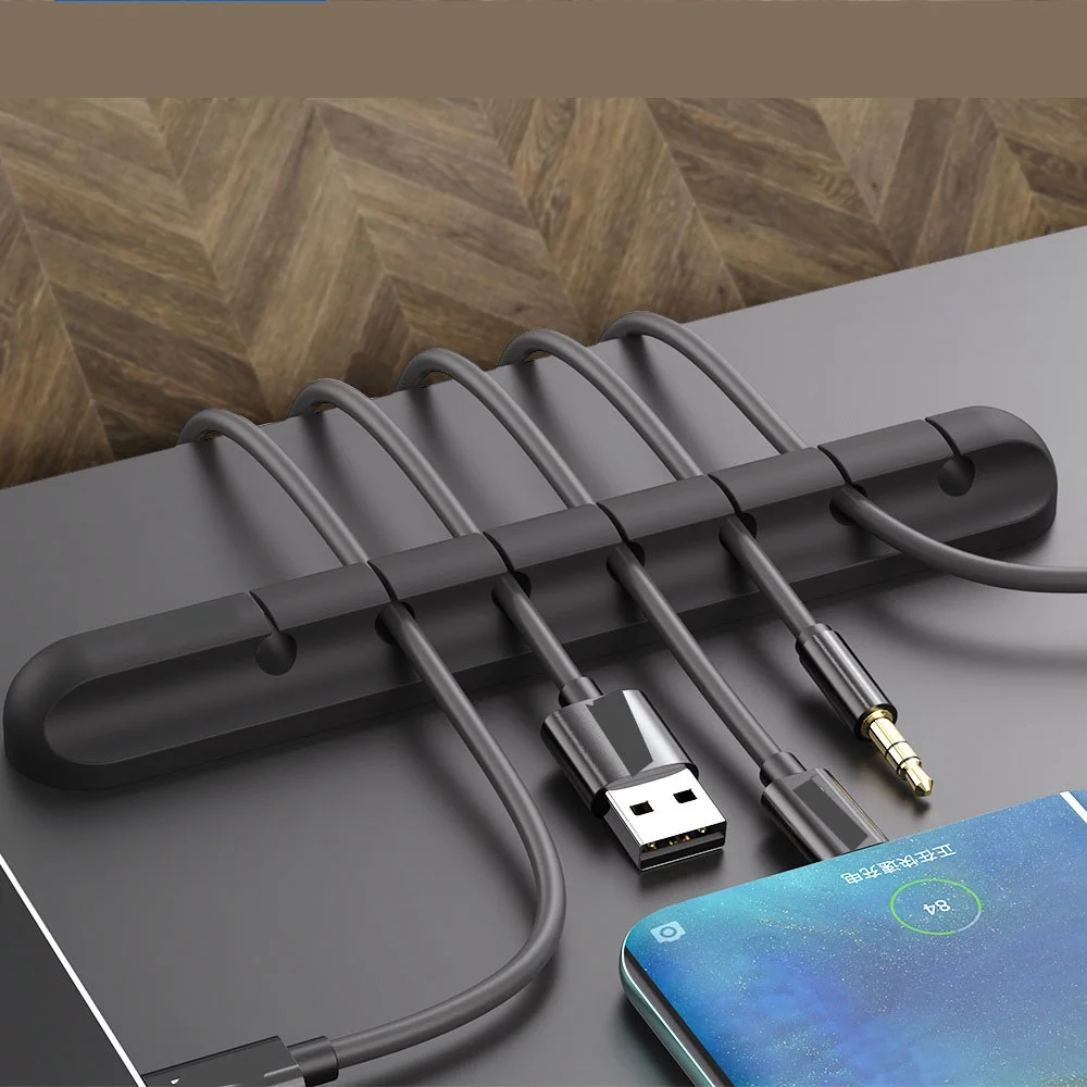 THE NEW L16 Cable Organizer Silicone USB Cable Winder Desktop Tidy Management Clips Cable Holder for Mouse Headphone Wire
THE NEW L16 Cable Organizer Silicone USB Cable Winder Desktop Tidy Management Clips Cable Holder for Mouse Headphone Wire