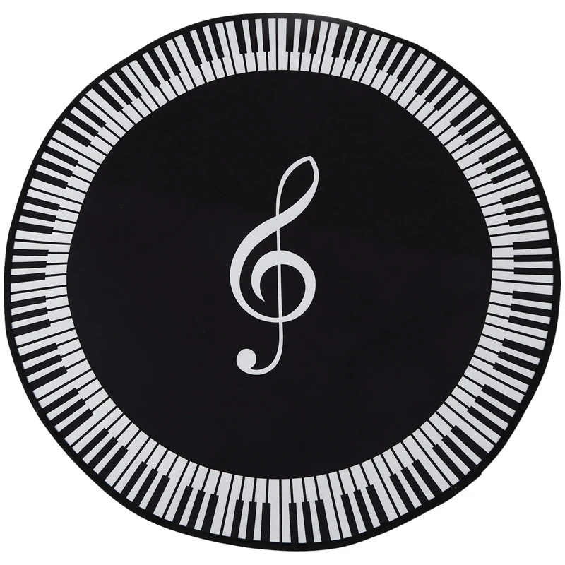 New Carpet Music Symbol Piano Key Black White Round Carpet Non-Slip Carpet Home Bedroom Mat Floor Decoration
New Carpet Music Symbol Piano Key Black White Round Carpet Non-Slip Carpet Home Bedroom Mat Floor Decoration