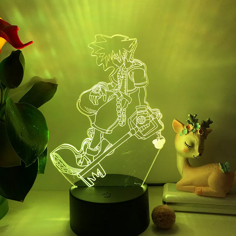 3D Night Light Game Stitch Kingdom Heart Anime Manga Cartoon Colorful Night Lamp Acrylic Sensor Colorful Comic Table Led Night 
3D Night Light Game Stitch Kingdom Heart Anime Manga Cartoon Colorful Night Lamp Acrylic Sensor Colorful Comic Table Led Night