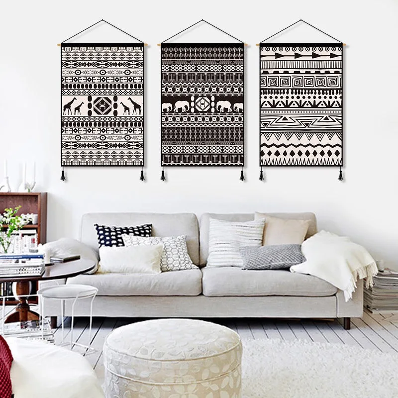 Nordic Black and White Abstract Hanging Painting Bedroom Living Room Oil Poster Home Decor Tapestry Wall Art Decoration Painting
Nordic Black and White Abstract Hanging Painting Bedroom Living Room Oil Poster Home Decor Tapestry Wall Art Decoration Painting