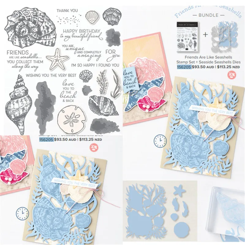 Metal Cutting Dies And Stamps Stencils for SEASHELLS DIY Scrapbook Album Photo Embossing Mold Handmade 2021 New Cutting Dies
Metal Cutting Dies And Stamps Stencils for SEASHELLS DIY Scrapbook Album Photo Embossing Mold Handmade 2021 New Cutting Dies