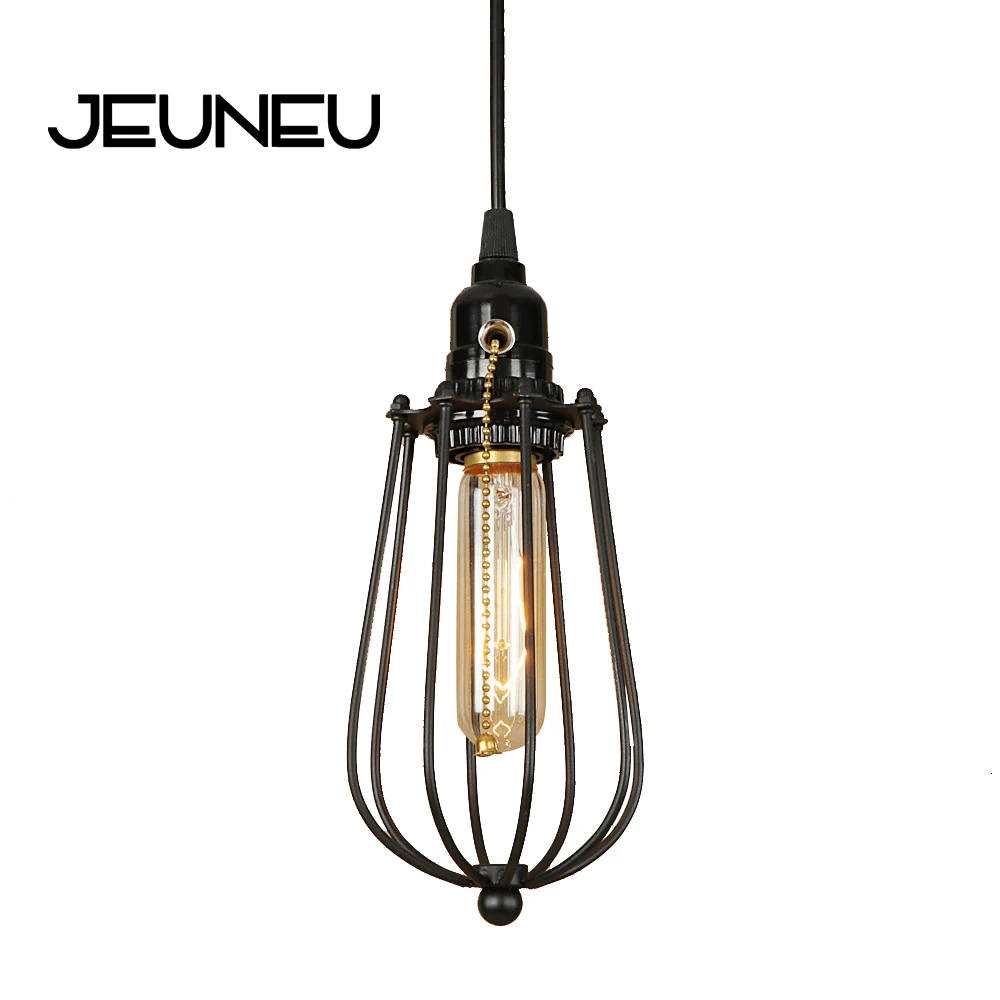 Современный Креативный подвесной светильник E27 промышленный винтажный подвесной светильник в форме черной клетки с переключателем для гос...
Современный Креативный подвесной светильник E27 промышленный винтажный подвесной светильник в форме черной клетки с переключателем для гос...