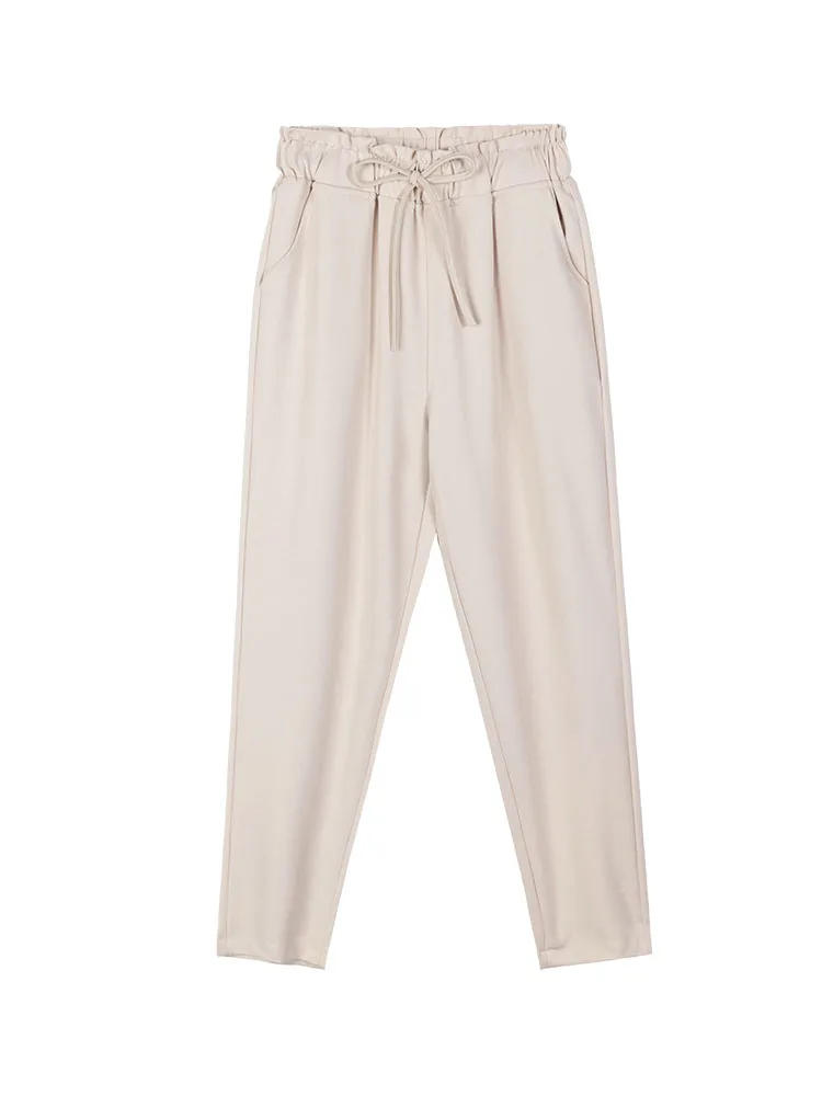 Bud Pants Female New Spring 2021 Loose Ankle-length Harem Pants Solid Color Elastic High Waist Carrot Long Trousers Students
Bud Pants Female New Spring 2021 Loose Ankle-length Harem Pants Solid Color Elastic High Waist Carrot Long Trousers Students