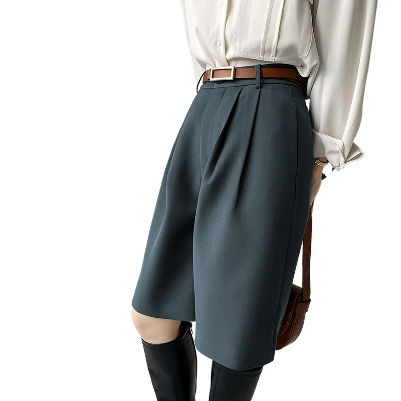 Woman Pants Vintage Straight Knee Length Trousers Women England Style High Waist Pants Pantalon Femme Spodnie Damskie
Woman Pants Vintage Straight Knee Length Trousers Women England Style High Waist Pants Pantalon Femme Spodnie Damskie