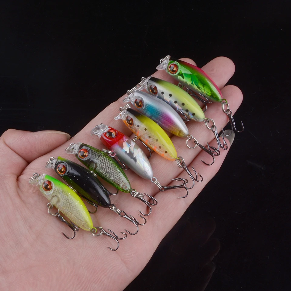 8 шт., рыболовные приманки, 4,3 см, 3,1 г 
8 шт., рыболовные приманки, 4,3 см, 3,1 г