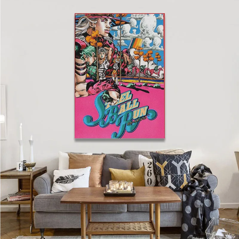 JOJO Steel Ball Run SBR Anime Wall Art Framed Wooden Canvas Decoration poster prints for living room Home Frame decor Painting
JOJO Steel Ball Run SBR Anime Wall Art Framed Wooden Canvas Decoration poster prints for living room Home Frame decor Painting