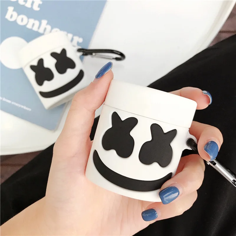 3D Cute Cartoon Ghost for Airpods Case Evil Earphones Protective Covers for Air Pods 2/1 Cases for AirPod Charging Box Capa
3D Cute Cartoon Ghost for Airpods Case Evil Earphones Protective Covers for Air Pods 2/1 Cases for AirPod Charging Box Capa
