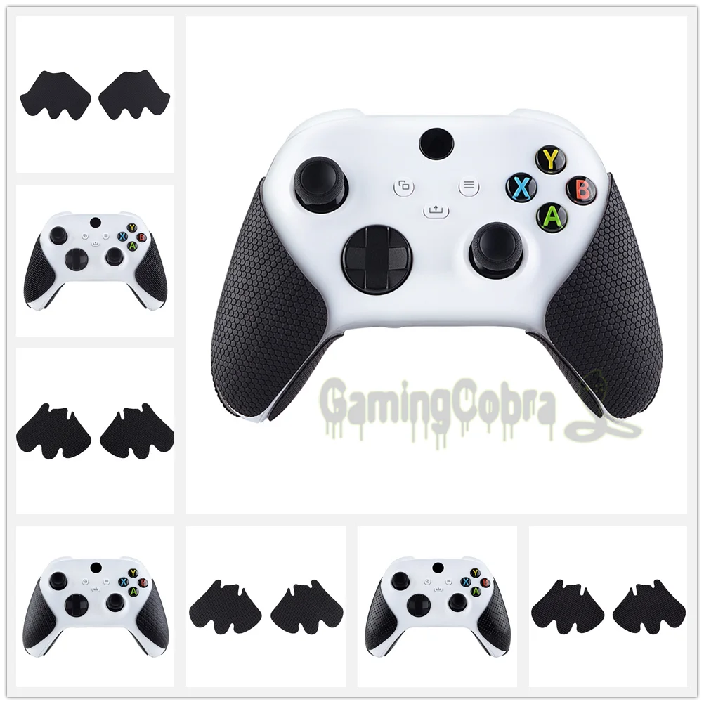 

PlayVital Anti-Skid Sweat-Absorbent Controller Grip Textured Handle Grips for Xbox Series X / S Controller