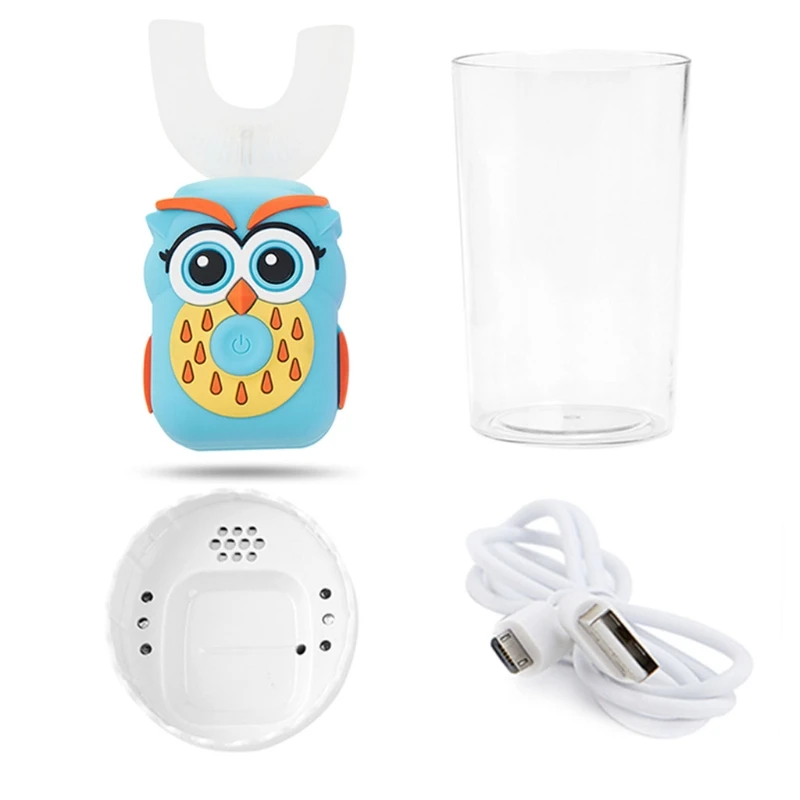 Kids Electric Toothbrush, Children's Ultra Sonic Toothbrush U- Shaped Brush Head
Kids Electric Toothbrush, Children's Ultra Sonic Toothbrush U- Shaped Brush Head
