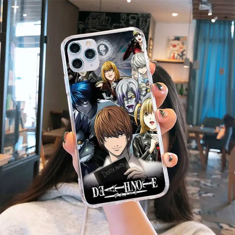 Death Note Ryuk kira Phone Case Transparent for iPhone 6 7 8 11 12 s mini pro X XS XR MAX Plus cover funda shell
Death Note Ryuk kira Phone Case Transparent for iPhone 6 7 8 11 12 s mini pro X XS XR MAX Plus cover funda shell