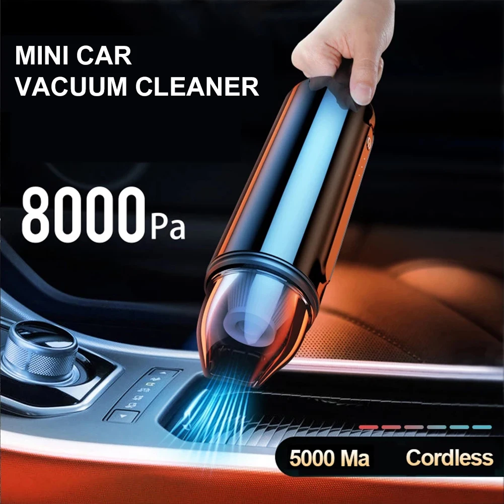Car Vacuum Cleaner 8000Pa Cordless Handheld Mini Vacuum Cleaner Interior & Home & Computer Cleaning Wireless Auto Vacuum New
Car Vacuum Cleaner 8000Pa Cordless Handheld Mini Vacuum Cleaner Interior & Home & Computer Cleaning Wireless Auto Vacuum New