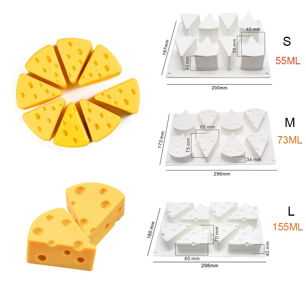 6/8 форма для торта в форме сыра для выпечки, десерта, кольцо, искусство, мусс, силиконовая 3D форма, силиконовая форма, форма, сковорода, кондит...
6/8 форма для торта в форме сыра для выпечки, десерта, кольцо, искусство, мусс, силиконовая 3D форма, силиконовая форма, форма, сковорода, кондит...