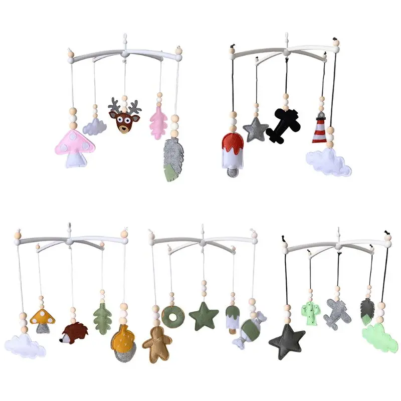 Baby Crib Mobile Rattle Felt Wind Chime Pendant Bed Bell Toys Kids Room Decor
Baby Crib Mobile Rattle Felt Wind Chime Pendant Bed Bell Toys Kids Room Decor