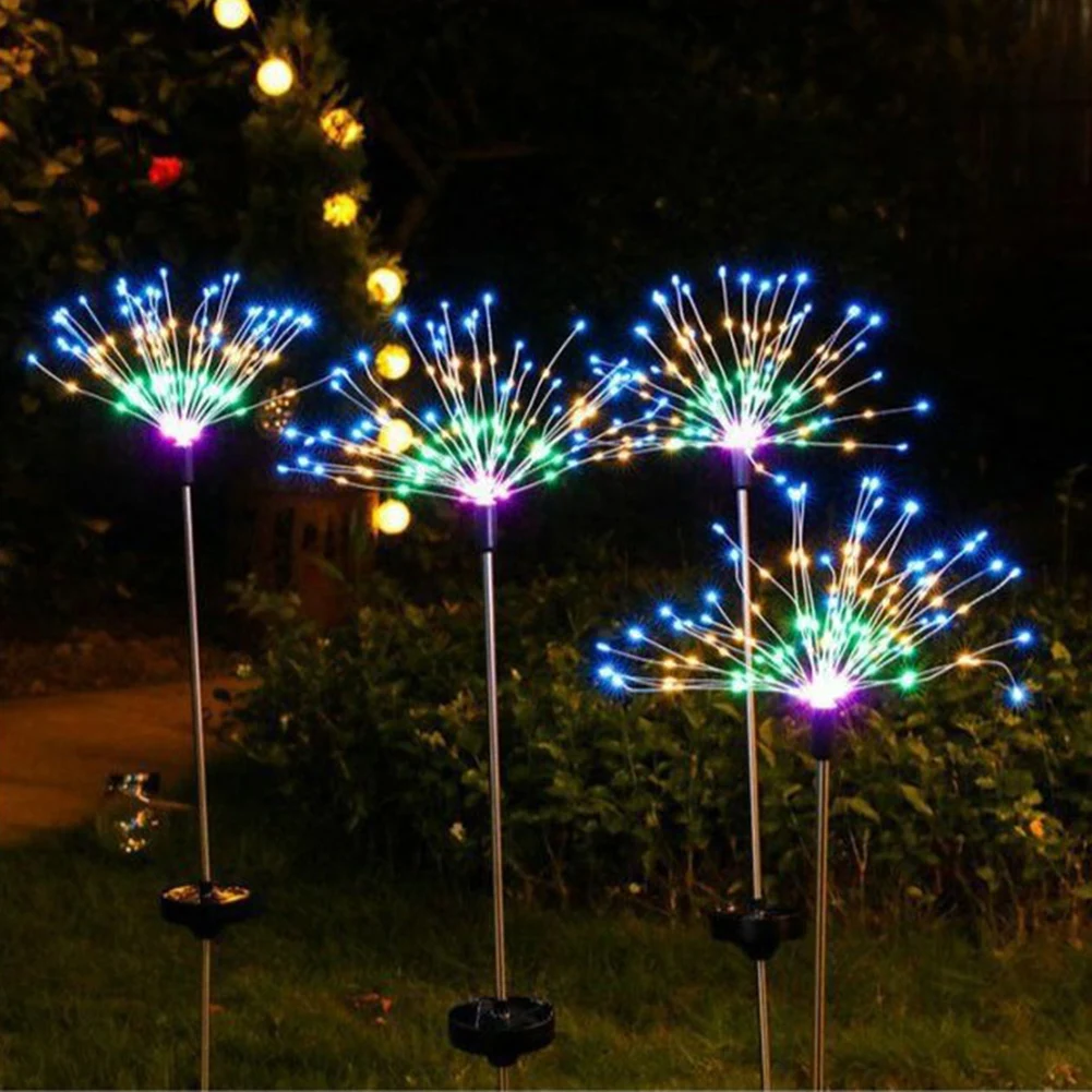Outdoor Solar Powered Lamp Sunlight Grass Fireworks Lights 150 LED Landscape Lamps Holiday Light for Garden Decoration
Outdoor Solar Powered Lamp Sunlight Grass Fireworks Lights 150 LED Landscape Lamps Holiday Light for Garden Decoration