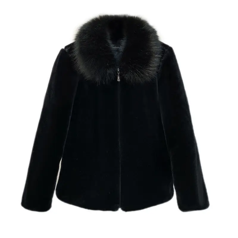 2021Rabbit Down Fur Coat Oversized Fox Fur Collar Cropped Top Jacket Fur Jacket Coat Coats and Jackets Women
2021Rabbit Down Fur Coat Oversized Fox Fur Collar Cropped Top Jacket Fur Jacket Coat Coats and Jackets Women