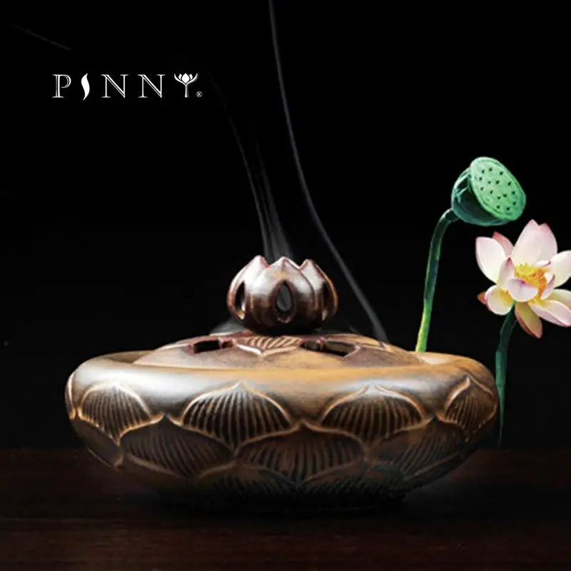 PINNY Ceramic Incense Burners Lotus Carving Vintage Multi Purpose Coil Censer Home Decor Cone Incense Holder Sandalwood
PINNY Ceramic Incense Burners Lotus Carving Vintage Multi Purpose Coil Censer Home Decor Cone Incense Holder Sandalwood