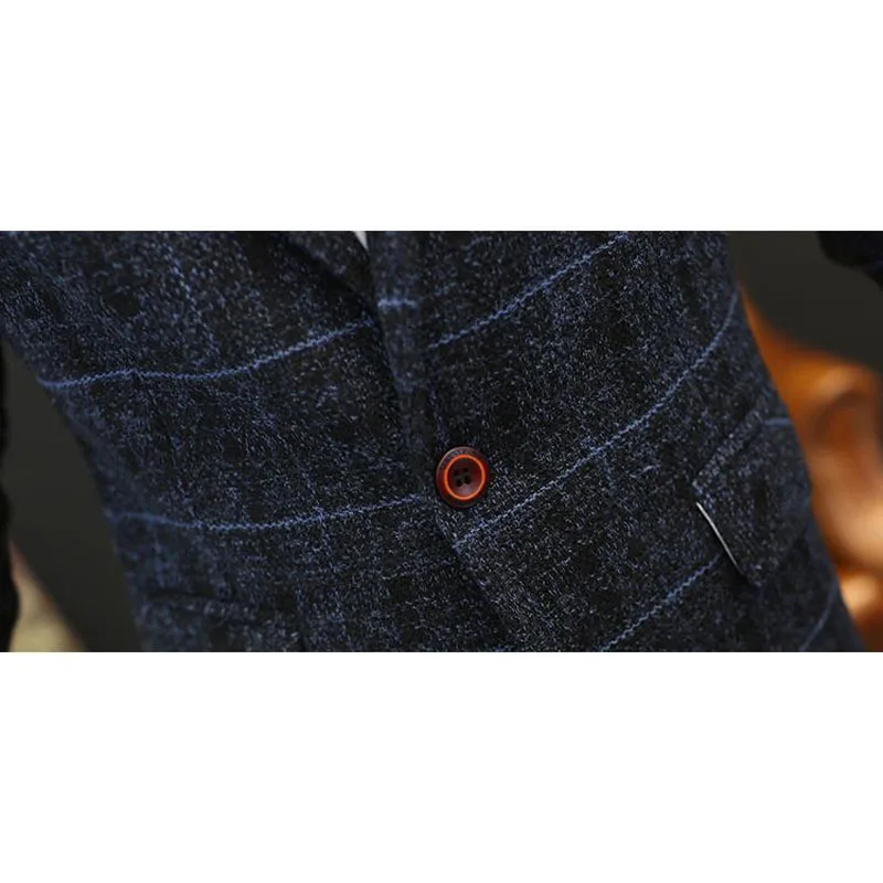 Men Blazer 2020 New Arrival Spring And Autumn Male Leisure Suit Slim Plaid Outerwear Single Button Fashion Korean Style X02
Men Blazer 2020 New Arrival Spring And Autumn Male Leisure Suit Slim Plaid Outerwear Single Button Fashion Korean Style X02