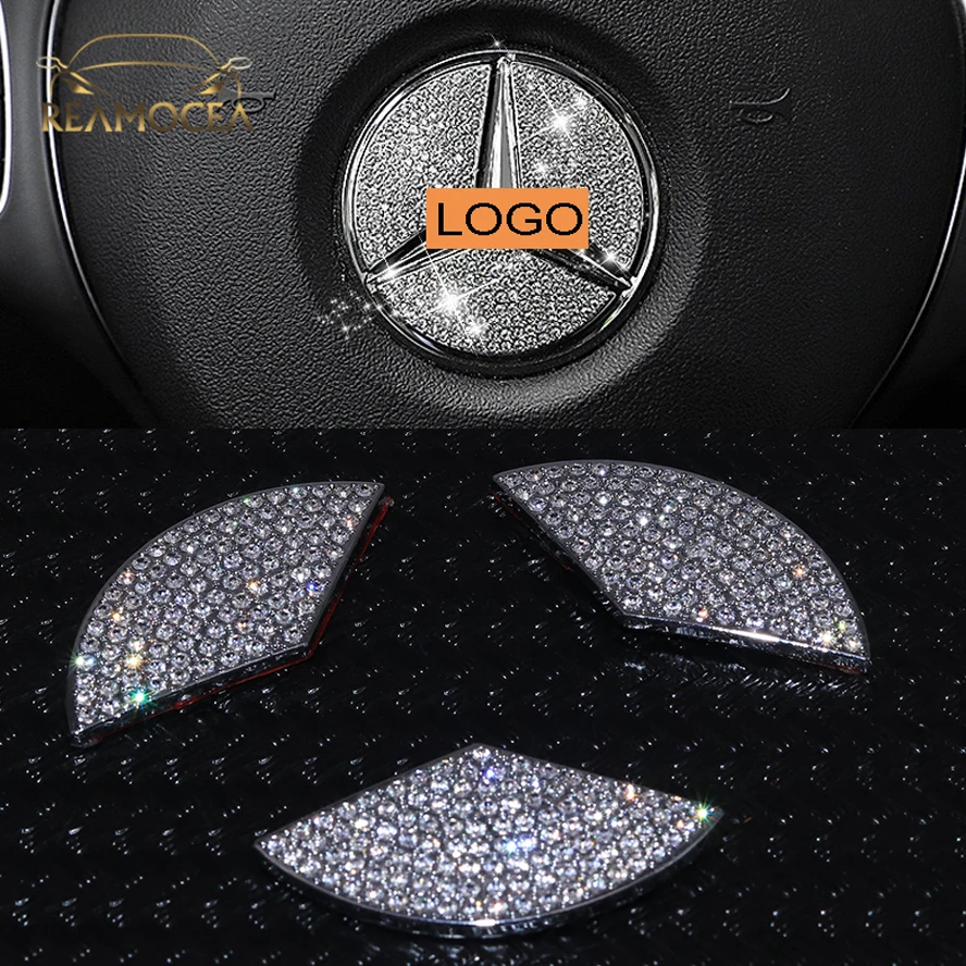 Reamocea Crystal Style Steering Wheel LOGO Emblem Cover Trim Decoration Sticker Fit For Benz A/B/C/E CLA GLE GLC GLA GLK Series
Reamocea Crystal Style Steering Wheel LOGO Emblem Cover Trim Decoration Sticker Fit For Benz A/B/C/E CLA GLE GLC GLA GLK Series