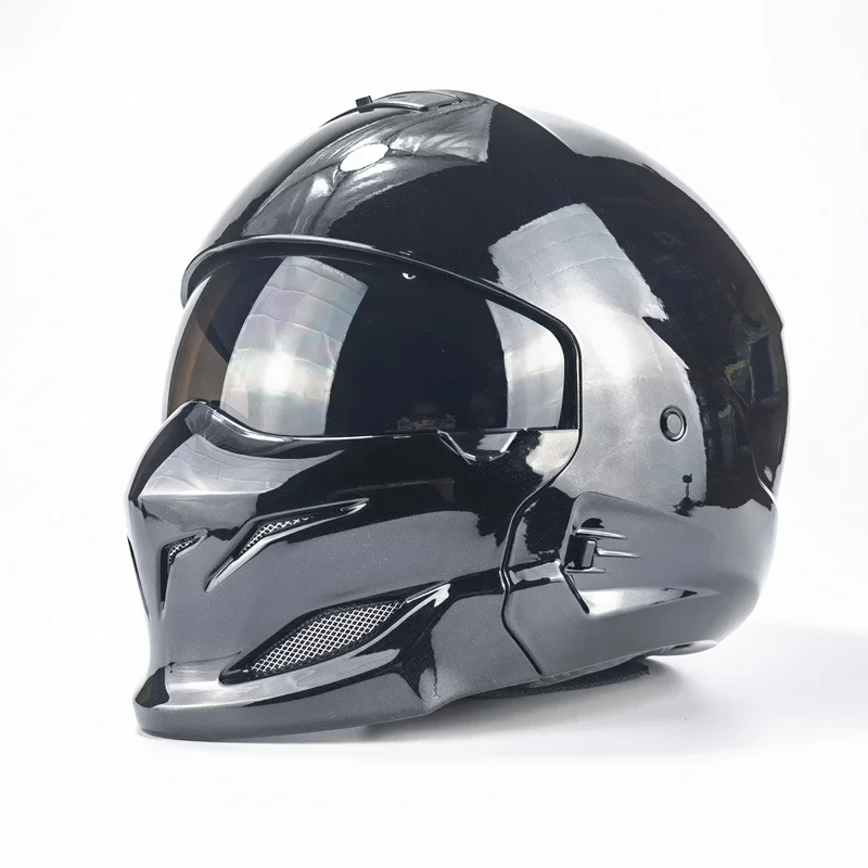 New 2 Gifts Vintage Safety Modular Half Face Motorcycle Helmet Motocross Helmet Retro Full Face For Adults DOT Approved
New 2 Gifts Vintage Safety Modular Half Face Motorcycle Helmet Motocross Helmet Retro Full Face For Adults DOT Approved