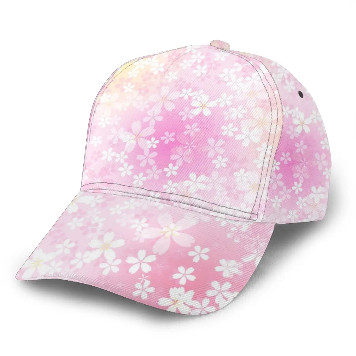 

CINESSD Cherry Blossom Pink Baseball Cap women men snapback caps Classic Style hat Casual Sport Outdoor cap