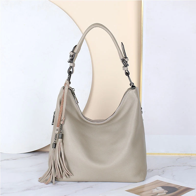 Quality Women Genuine Leather Top Handle Bags Female Shoulder Bag Tote Shopper Bag Feminina Luxury Designer Crossbody Handbags
Quality Women Genuine Leather Top Handle Bags Female Shoulder Bag Tote Shopper Bag Feminina Luxury Designer Crossbody Handbags