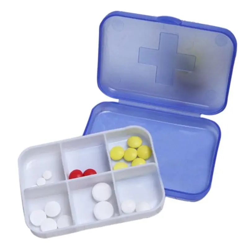 1 PC 6 Grids Plastic Pill Case Storage Box Case Convenient Medicine Storage Organizer Container Case Organizer Manicure Tool
1 PC 6 Grids Plastic Pill Case Storage Box Case Convenient Medicine Storage Organizer Container Case Organizer Manicure Tool