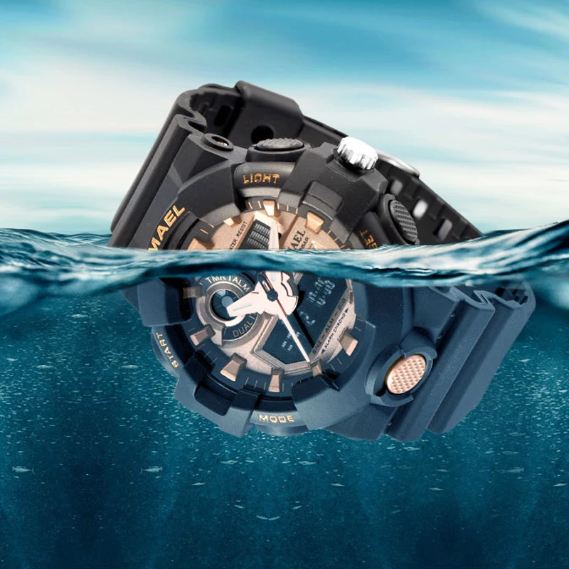 Luxury Brand Digital Watches For Men Waterproof Men's Outdoor Sports Watch LED Shock Electronic Quartz Wristwatch Sport Homme
Luxury Brand Digital Watches For Men Waterproof Men's Outdoor Sports Watch LED Shock Electronic Quartz Wristwatch Sport Homme