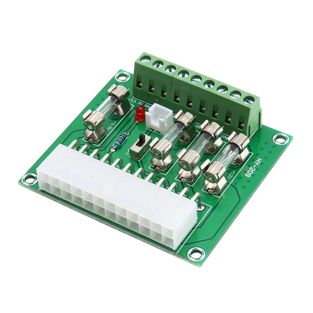 24/20-pin ATX Computer PC Power Supply Breakout Board Adapter Extension Module DIY Kits for desktop computer
24/20-pin ATX Computer PC Power Supply Breakout Board Adapter Extension Module DIY Kits for desktop computer