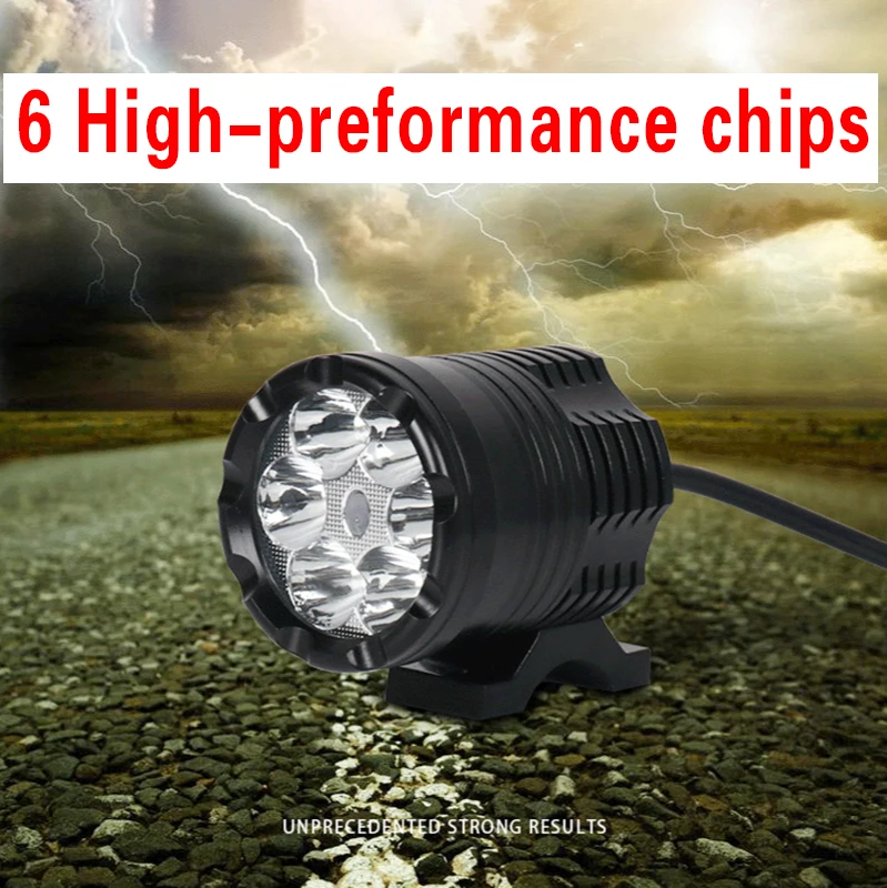 1X 24W White 6000K 2400LM 6PCS T6 Chips LED Motorcycle Headlight Fog Spot HeadLamp Spotlight Waterproof Motorbike Bulb
1X 24W White 6000K 2400LM 6PCS T6 Chips LED Motorcycle Headlight Fog Spot HeadLamp Spotlight Waterproof Motorbike Bulb