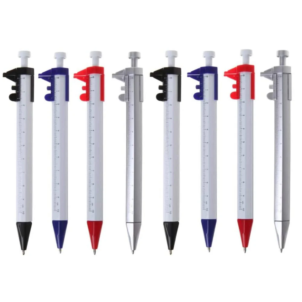 Creative Vernier Caliper Ballpoint Pens, Student Writing Stationery Office Supplies, 0.5mm Blue Ink Gift Pen for Men
Creative Vernier Caliper Ballpoint Pens, Student Writing Stationery Office Supplies, 0.5mm Blue Ink Gift Pen for Men