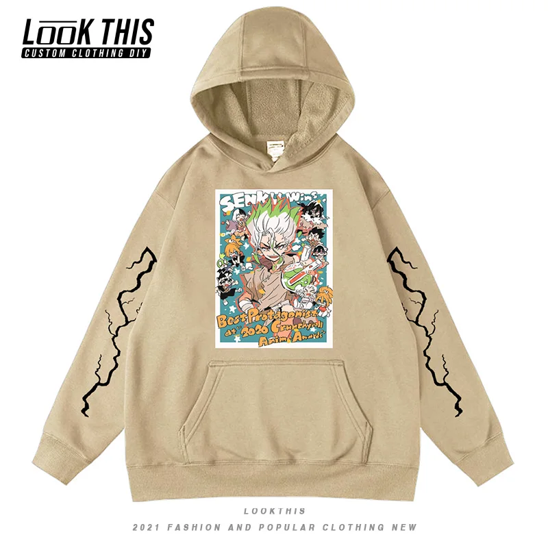 Dr STONE Anime Long Sleeve Pullover Hoodie Sweatshirt Men Hoodies Streetwear Hooded Men's Sweatshirts Tops Male Hoodies Oversize
Dr STONE Anime Long Sleeve Pullover Hoodie Sweatshirt Men Hoodies Streetwear Hooded Men's Sweatshirts Tops Male Hoodies Oversize